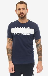 Футболка мужская Armani Exchange 3GZTAX ZJH4Z 1529 синяя/белая XXL