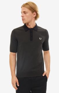 Поло мужское Fred Perry K7506 686 хаки/черное/белое L