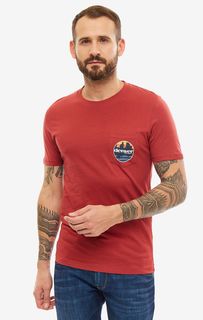 Футболка мужская Jack & Jones 12158050 красная/разноцветная M