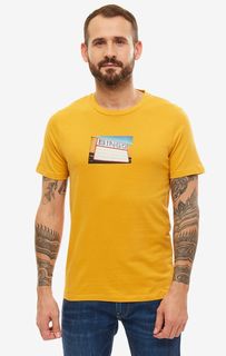 Футболка мужская Jack & Jones 12158075 желтая/разноцветная L