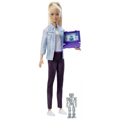 Кукла Barbie Блондинка-робототехник