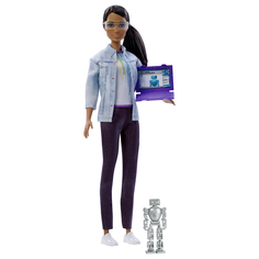 Кукла Barbie Mattel Брюнетка-робототехник