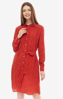 Платье женское GANT 4503063.818 синее/разноцветное 40 US