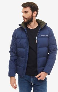 Пуховик мужской Calvin Klein Jeans J30J3.12765.4990 синий/белый/черный XXL