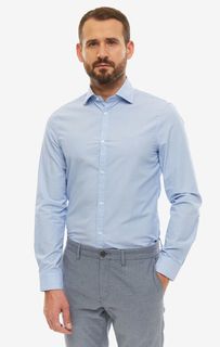 Рубашка мужская Guess M93H13-WAD20-F7Z7 синяя/белая XXL