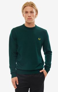 Джемпер мужской Fred Perry K7601 F40 зеленый/желтый XL