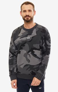 Толстовка мужская adidas Originals ED7168 черная/серая L