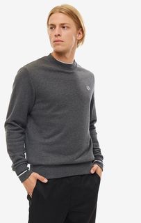 Толстовка мужская Fred Perry M7535 829 серая/черная/белая S