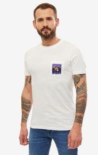 Футболка мужская Jack & Jones 12158050 белая/фиолетовая/синяя/оранжевая M