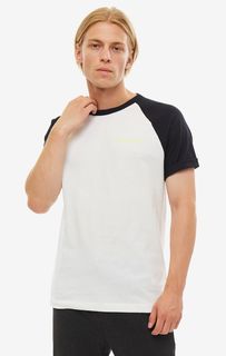 Футболка мужская Calvin Klein Jeans J30J3.12548.9010 белая/черная/зеленая M