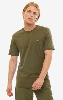 Футболка мужская Calvin Klein Jeans J30J3.12807.3710 хаки/белая S