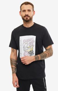 Футболка мужская adidas Originals ED7058 черная/разноцветная XL