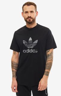 Футболка мужская adidas Originals ED6959 черная/серая L