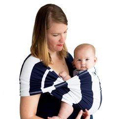 Детская переноска Baby ktan синяя полоска