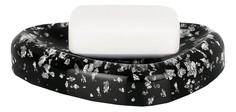 Мыльница Spirella Etna Glitter пластик черный (1016529)