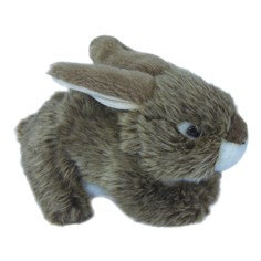 Мягкая игрушка Teddykompaniet заяц, серый, 19 см,7124