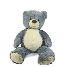 Мягкая игрушка Teddykompaniet Медвежонок Валле, серый, 60 см,12582