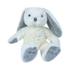 Мягкая игрушка Teddykompaniet Кролик Нина, белый, 22 см,2821