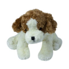 Мягкая игрушка Teddykompaniet собачка, 33 см, бело-коричневая,1515
