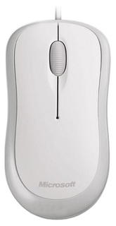 Мышь проводная Microsoft Basic P58-00060 White
