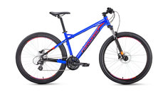 Велосипед Forward Quadro 27.5 3.0 Disc 2019 19" синий