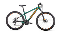 Велосипед Forward Quadro 27.5 2.0 Disc 2019 19" зеленый