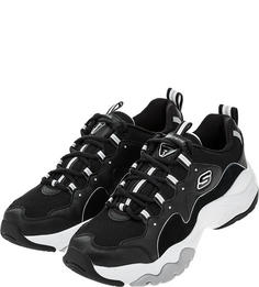 Кроссовки мужские Skechers 52683-BKW черные/белые/серые 9 US
