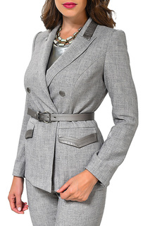 Пиджак женский Caterina Leman серый 36