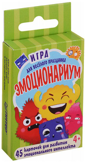 Настольная игра Питер для веселого праздника Эмоционариум 45 карточек