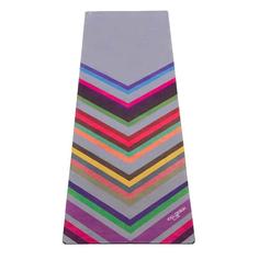 Коврик для йоги YogaDesignLab Combo Mat Chevron Grey (каучук, микрофибра) 3,5 мм