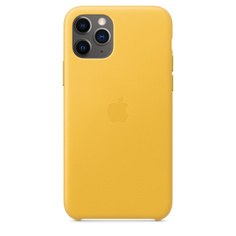 Чехол Apple для iPhone 11 Pro Leather Case - Meyer Lemon