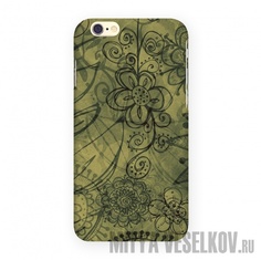 Чехол Mitya Veselkov для Apple iPhone 6 Цветы на зеленом IP6.MITYA-281