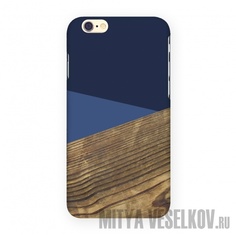 Чехол Mitya Veselkov для Apple iPhone 6 Синий древесный IP6.MITYA-328