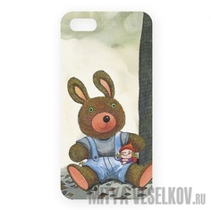Чехол Mitya Veselkov для Apple iPhone 5 Мишка и малышка Арт. IP5.МITYA-173