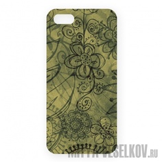 Чехол Mitya Veselkov для Apple iPhone 5 Цветы на зеленом IP5.MITYA-248