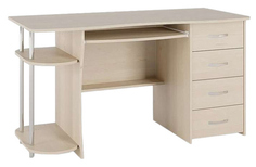 Компьютерный стол Компасс-мебель С 222БН 140x65x75 см, бежевый