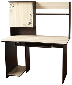 Компьютерный стол Бител СК-6 120x63x144 см, бежевый/коричневый