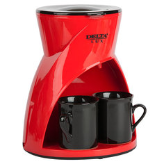Кофеварка Delta LUX DL-8131 Red
