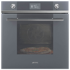 Встраиваемый электрический духовой шкаф Smeg SF6102PZS Silver