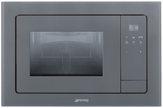 Встраиваемая микроволновая печь с грилем Smeg Linea FMI120S1