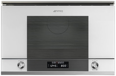 Встраиваемая микроволновая печь с грилем Smeg Linea MP122B1