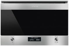 Встраиваемая микроволновая печь с грилем Smeg Classic MP322X1