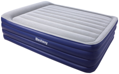 Кровать надувная Bestway 67528 BW 203х152х56см Серый/Голубой