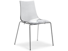 Стул прозрачный Scab design Zebra Antishock 4 legs