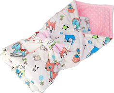 Конверт-одеяло SlingMe Детство мультиколор