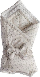 Конверт-одеяло SlingMe Звездный десант белый