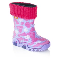 Сапоги Demar Twister lux print Сердце съемный чулок р. 30-31