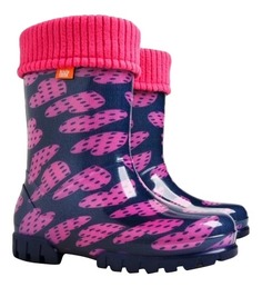 Резиновые сапоги Сердце в горошек 30-31 размер Demar 39