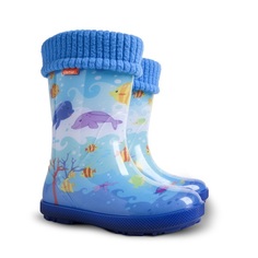 Сапоги Demar hawai lux exlusive "океан" съемный чулок р 34-35