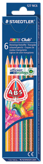 Карандаши цветные NorisClub трехгранные 6 цв. Staedtler